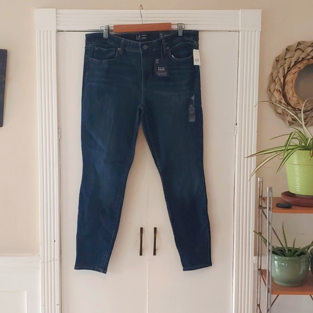 Gap Indigo mid-rise jegging, 14/32